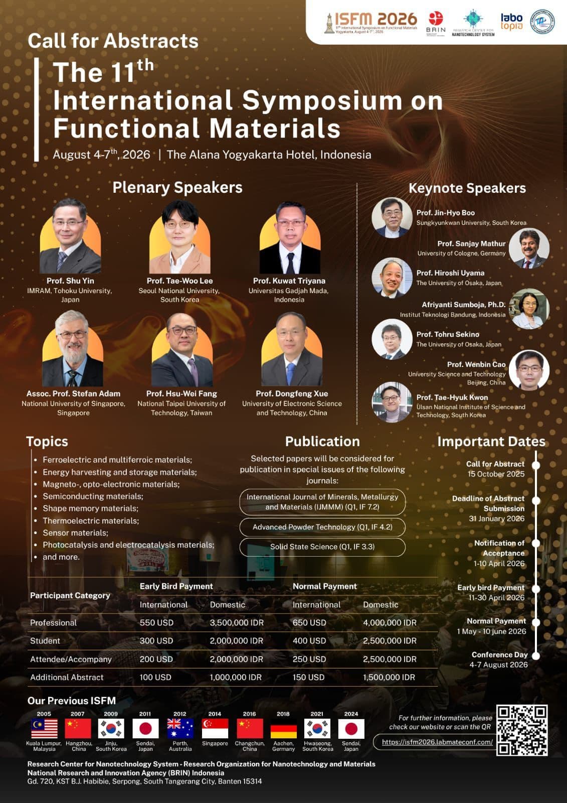 ✨ 𝐂𝐚𝐥𝐥 𝐟𝐨𝐫 𝐀𝐛𝐬𝐭𝐫𝐚𝐜𝐭𝐬 – 𝐈𝐒𝐅𝐌 𝟐𝟎𝟐𝟔! ✨